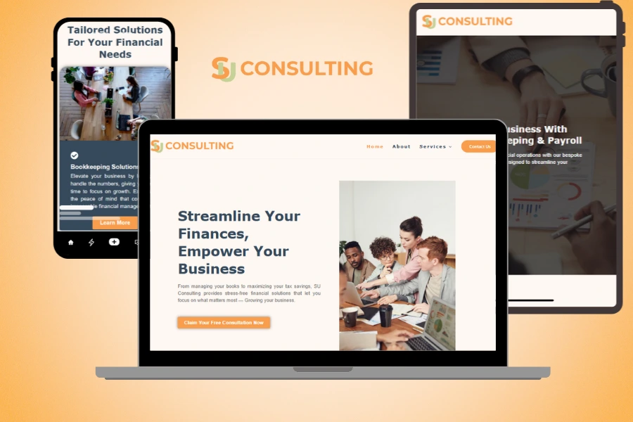 SU Consulting web design case study