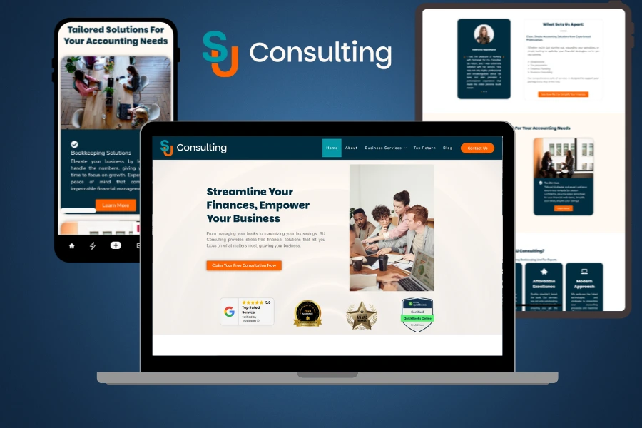 Web Design Case Study Su Consulting